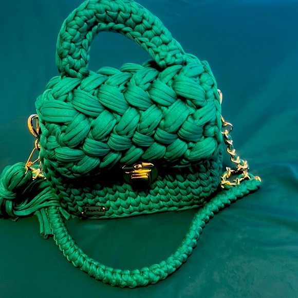handmade corner MNE Handbags - Little green bag